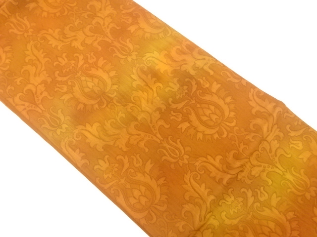 JAPANESE FUKURO OBI / WOVEN CHINESE FLOWER